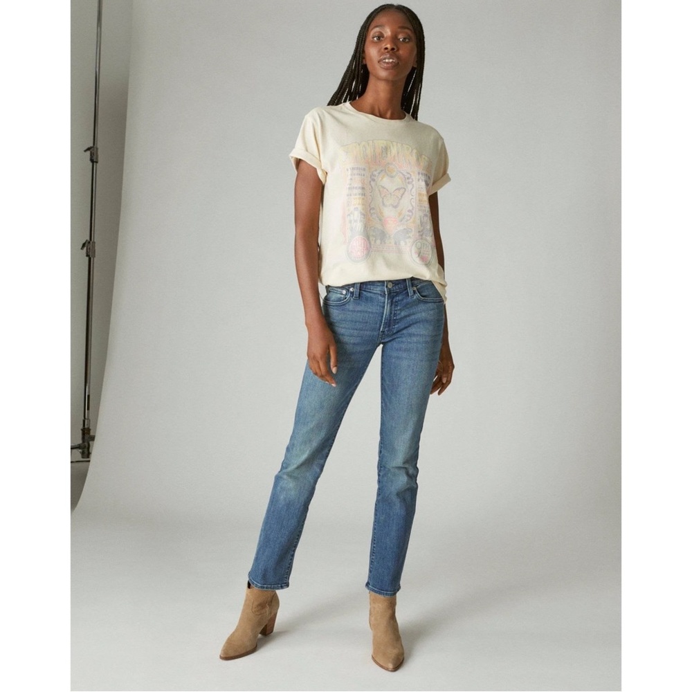 Lucky Brand Mid Rise Sweet N Straight Jean